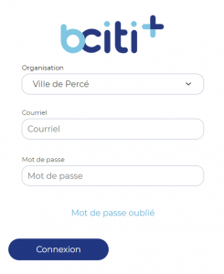Portail bciti Percé – login2