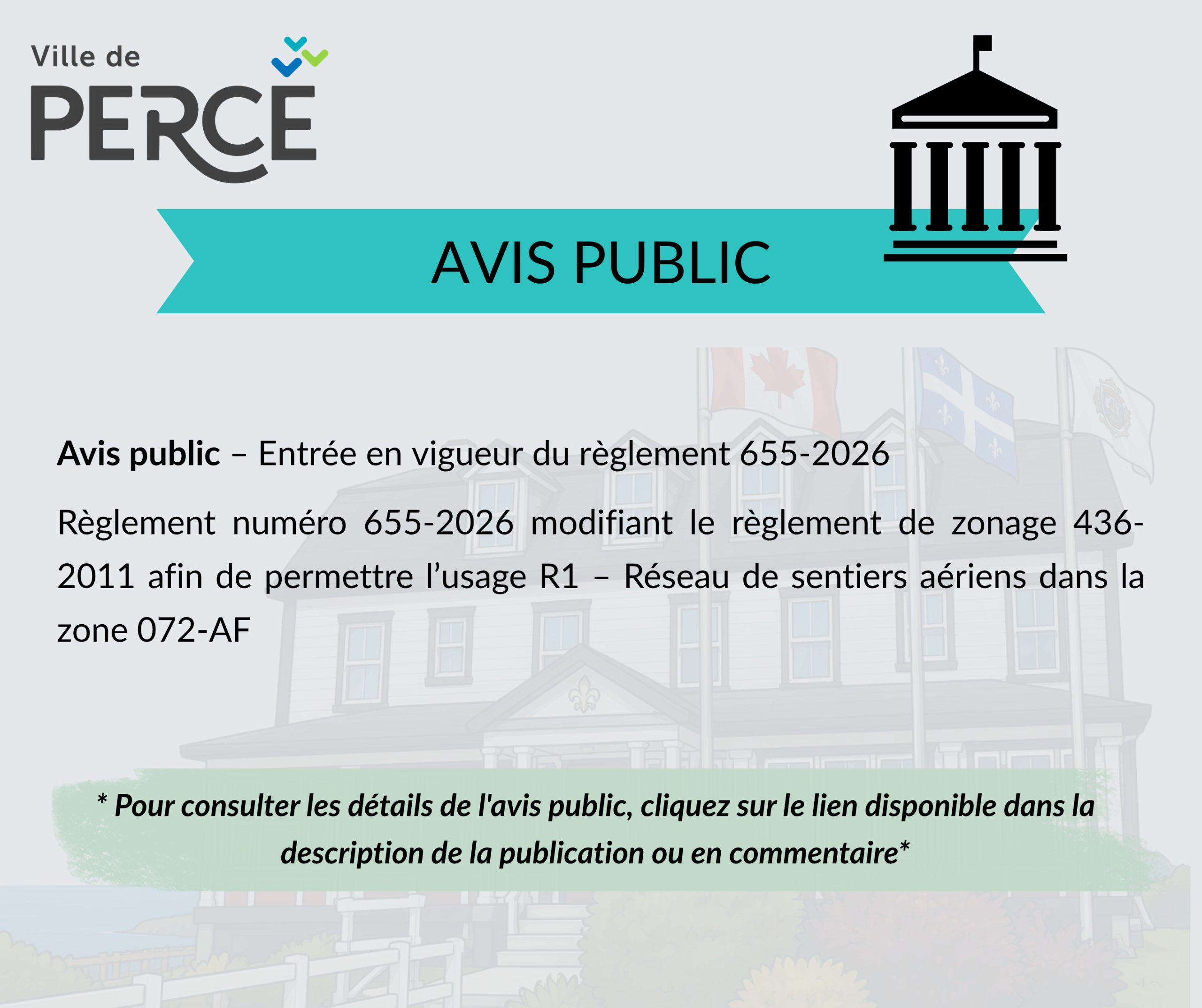 AVIS PUBLIC – 655-2026