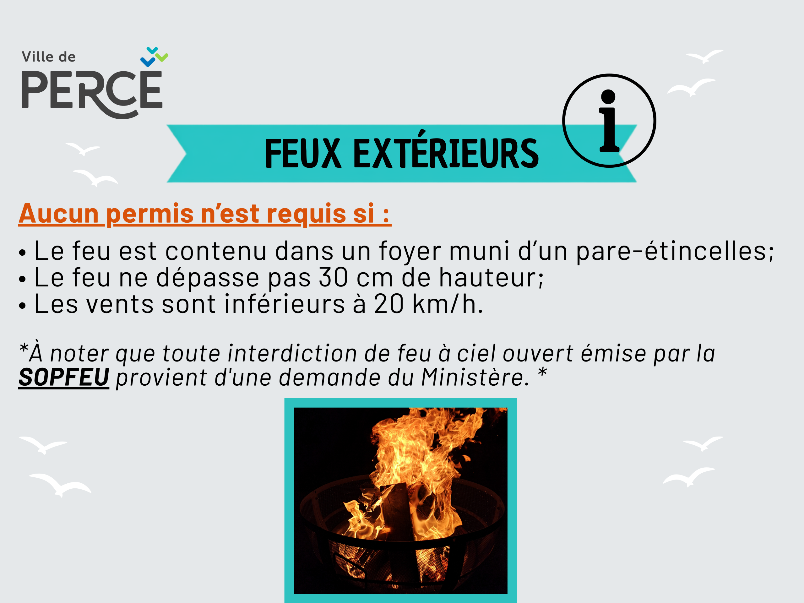 Feux extérieurs