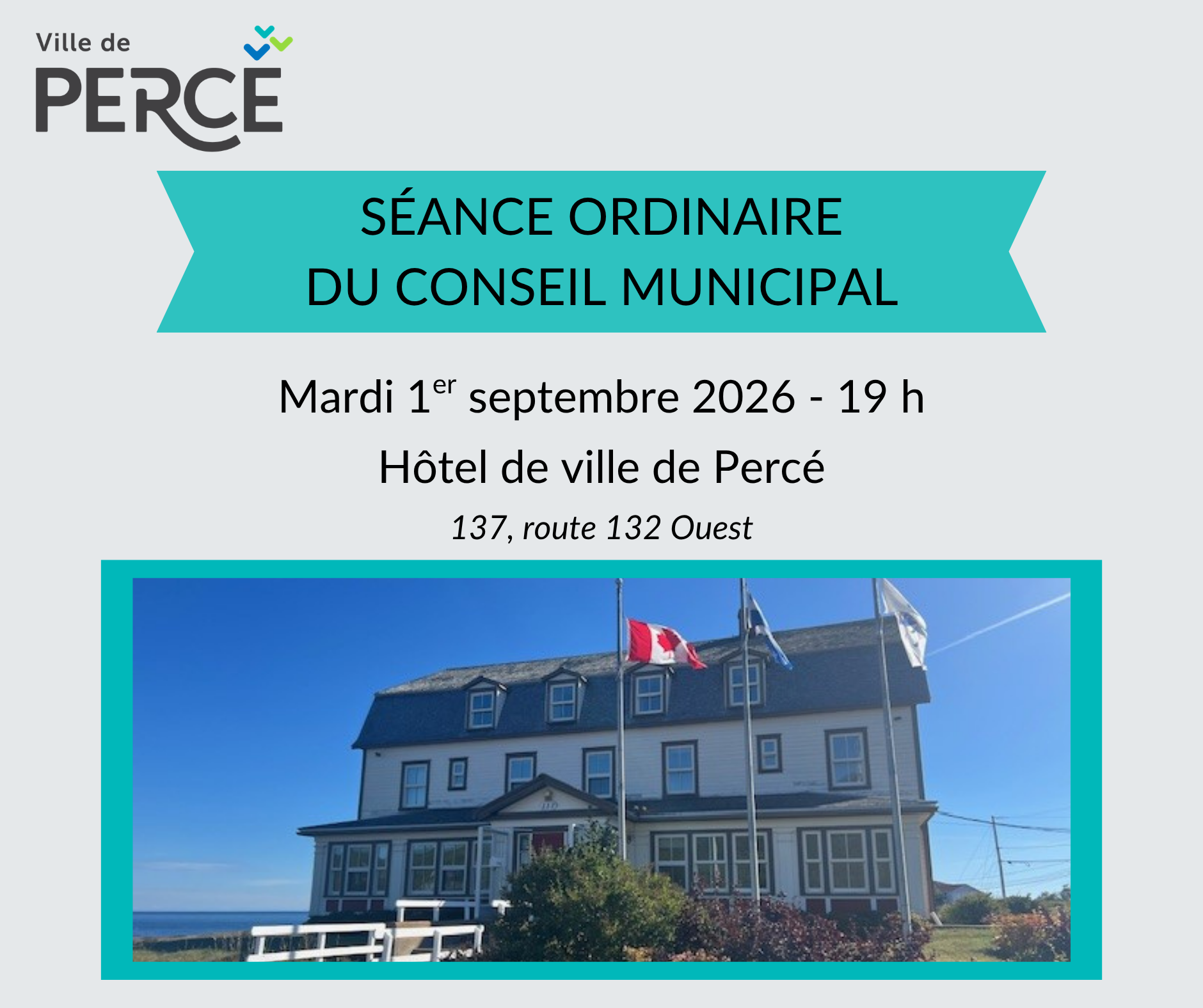 Ordre du jour – Séance du 1er septembre 2026